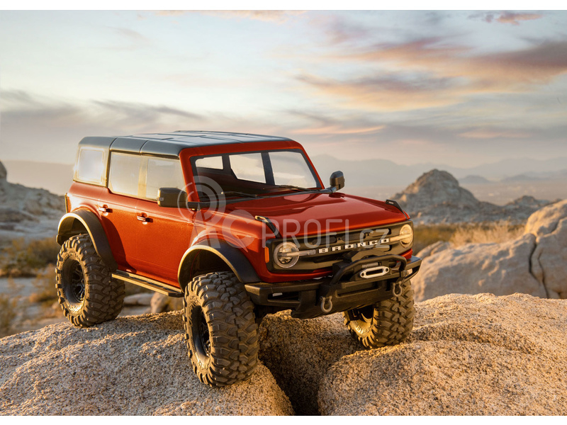 RC auto Traxxas TRX-4 Ford Bronco 2021 TQi 1:10 RTR, modrá