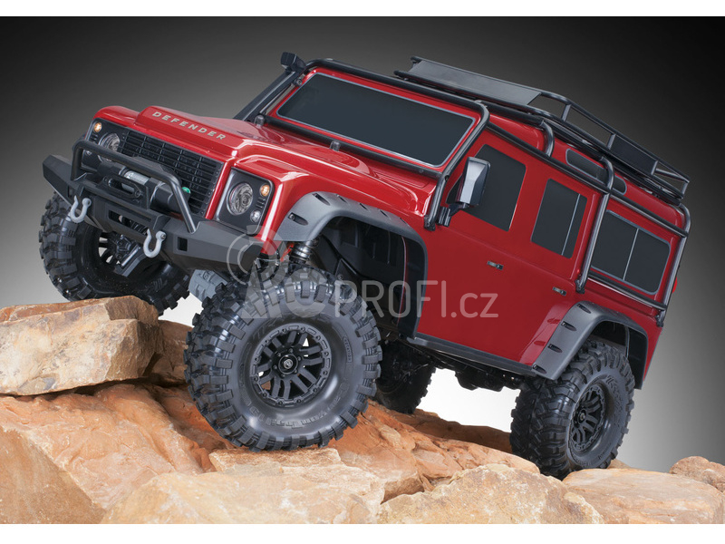 RC auto Traxxas TRX-4 Land Rover Defender 1:10 TQi RTR, černá