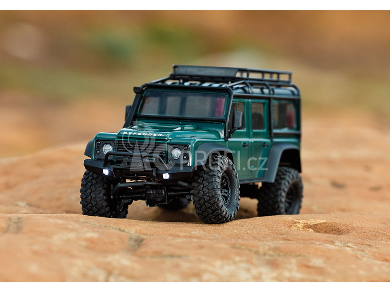 RC auto Traxxas TRX-4M Land Rover Defender 1:18 RTR, stříbrná