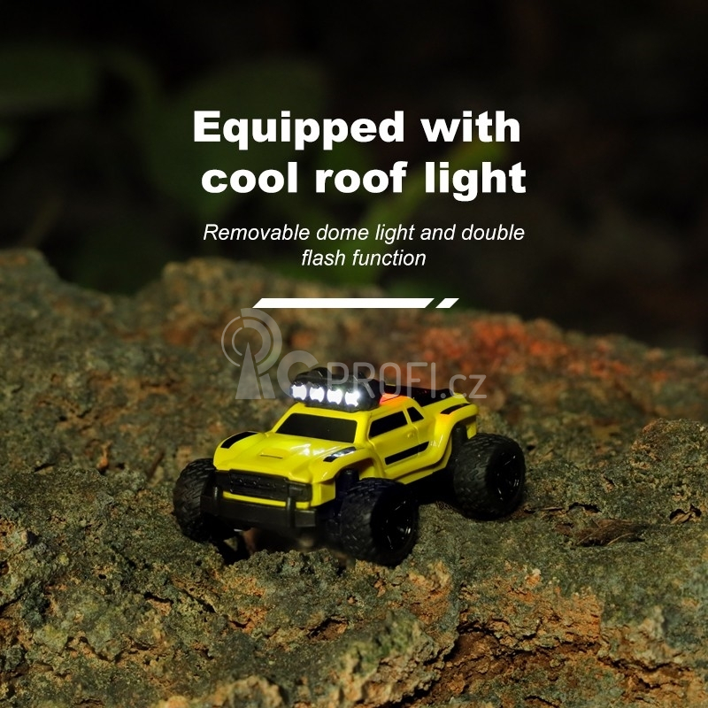 Turbo Racing 1/76 Off-Road RC Car RTR (žlutá)