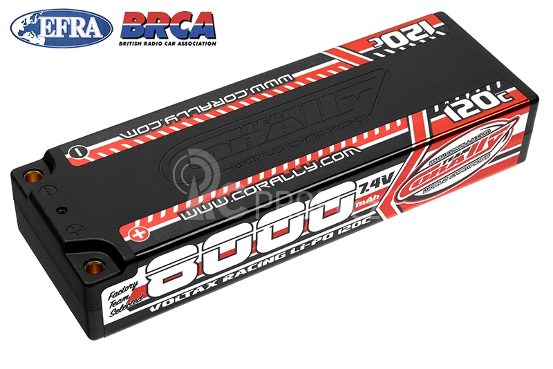 VOLTAX HiVOLT 120C LiPo Stick Hardcase-8000mAh-7.4V-G4 (59,2Wh)