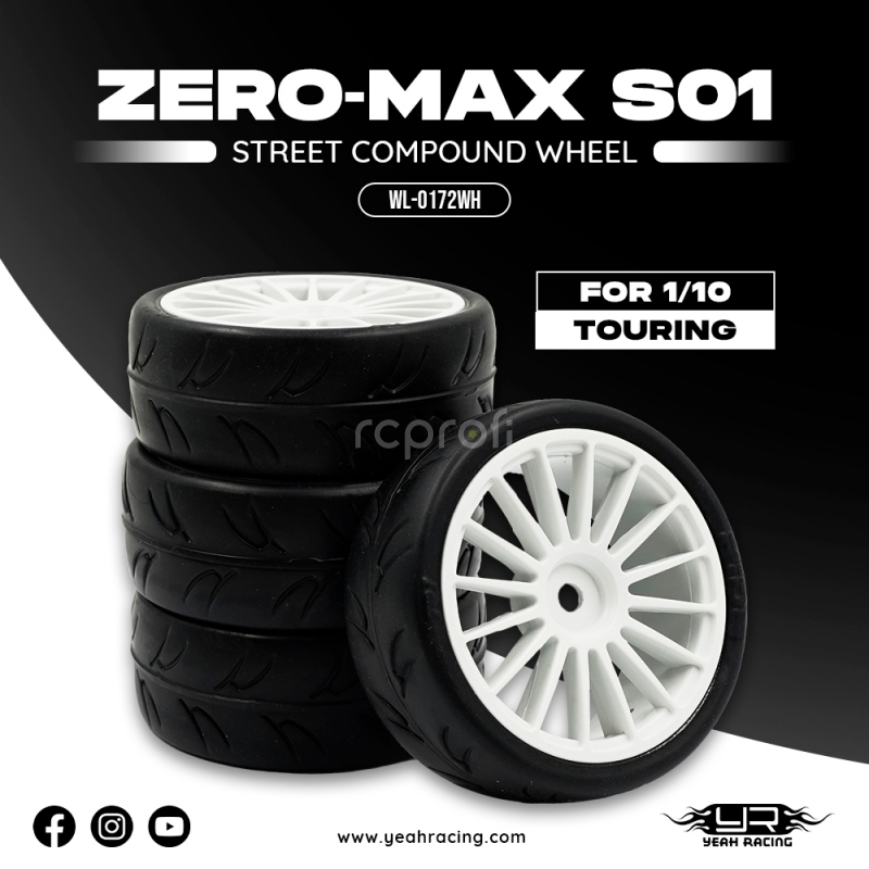 ZERO-MAX S01 STREET COMPOUND WHEEL FOR 1/10 TOURING