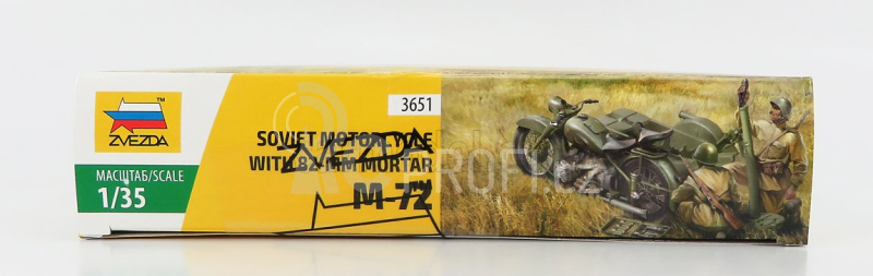 Zvezda Zundapp M-72 Military Motorcycle Sidecar 1941 1:35 /