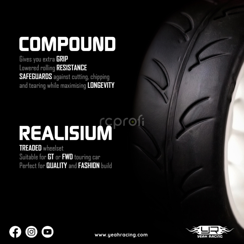 ZERO-MAX S01 STREET COMPOUND WHEEL FOR 1/10 TOURING