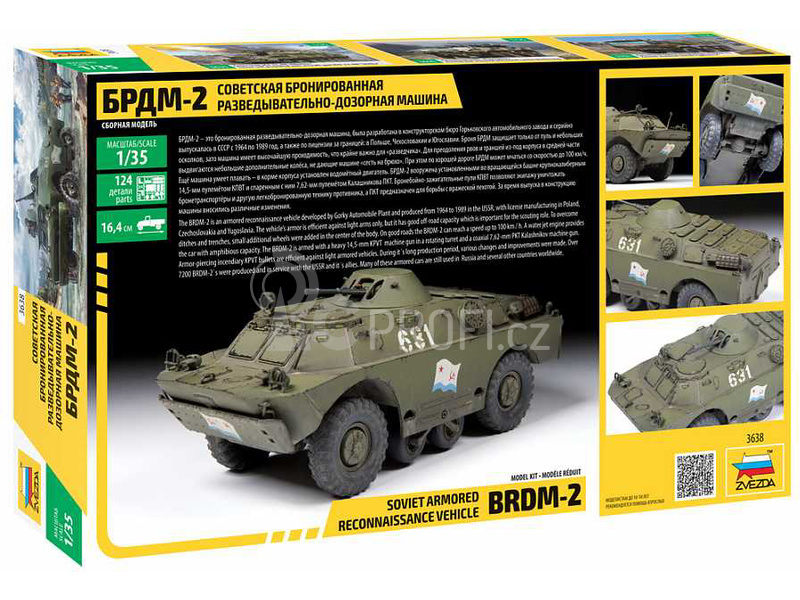 Zvezda GAZ BRDM-2 (1:35)