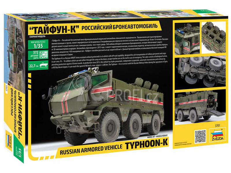 Zvezda Kamaz Typhoon-K 6X6 (1:35)