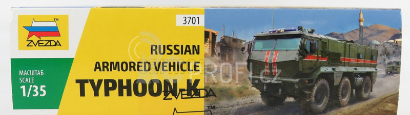 Zvezda Kamaz Typhoon K Military Tank Truck 2014 1:35 /