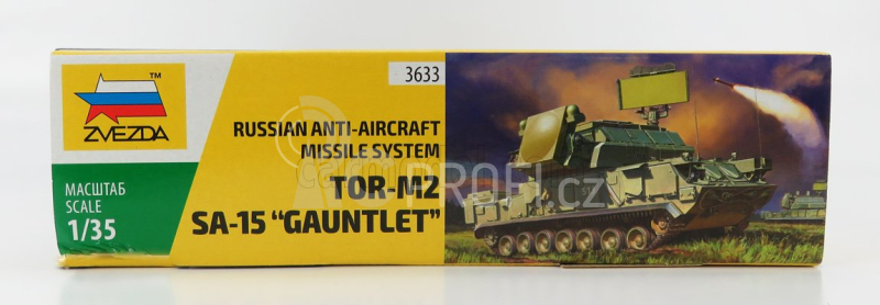 Zvezda Tank Tor M2 Sa Gauntlet Military Russian Anti-aircraft 1944 1:35 /