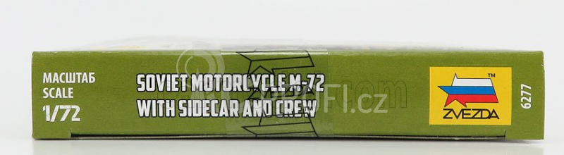 Zvezda Zundapp M-72 Military Motorcycle Sidecar 1941 1:72 /