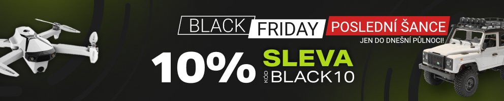 Poslední šance - Black Friday 10% sleva na vše!