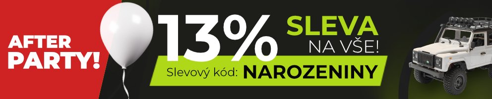 13% sleva na VŠECHNO!