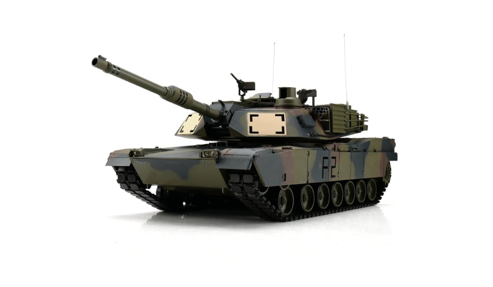 TORRO tank 1/16 RC M1A Abrams zelená kamufláž - BB Airsoft+IR
